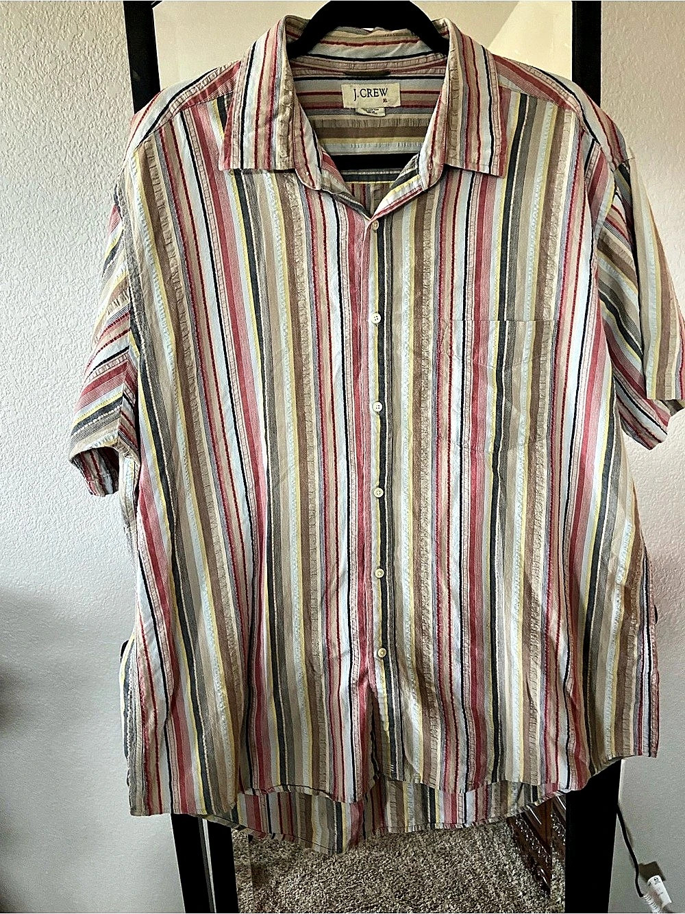 J.Crew Striped Cotton Shirt XL